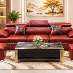 SOFA BĂNG BỌC DA CÓ TỰA ĐẦU TD005
