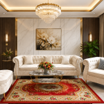 SOFA TÂN CỔ ĐIỂN CHESTERFIELD NỈ NHUNG TCD002