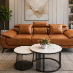 SOFA BĂNG BỌC DA CÓ TỰA ĐẦU TD004