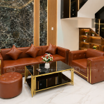 SOFA TÂN CỔ ĐIỂN ĐƠN GIẢN BỌC DA TCD005