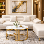 SOFA BĂNG BỌC DA TAY THOẢI ĐÔN DÀI